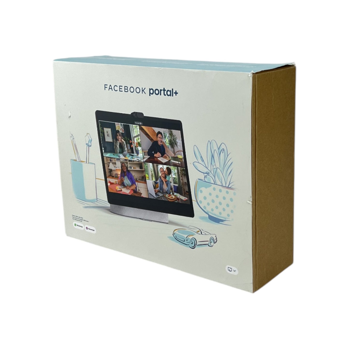 Facebook Portal Plus Smart Video Call Display 14 Zoll (35.5 cm) Touchscreen | Retourware