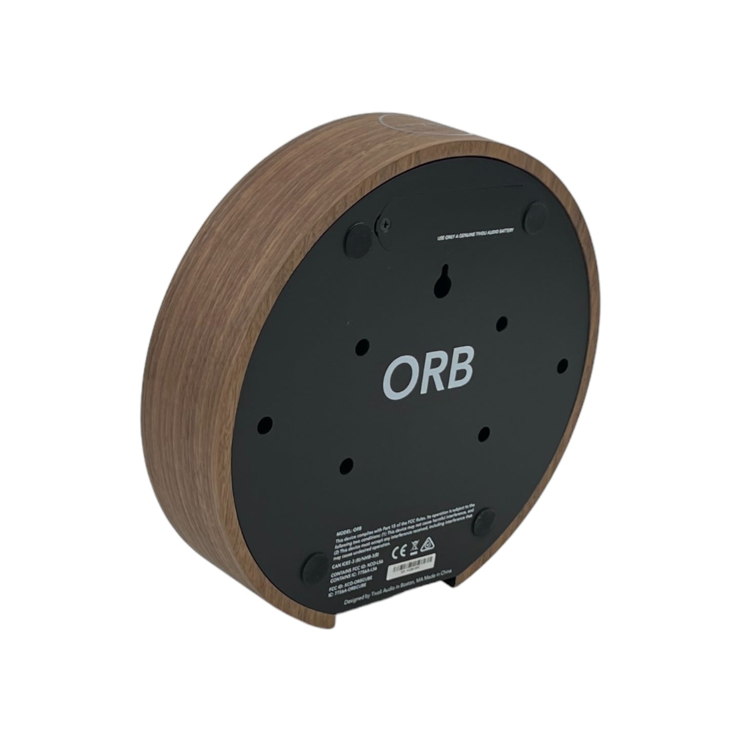 Tivoli Art Line ORB Lautsprecher tragbare Reise WLAN Bluetooth Musik Box Walnuss | Neu