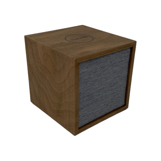 Tivoli Cube Lautsprecher Tragbarer Bluetooth WiFi WLAN Speaker Walnuss Grau | Neu