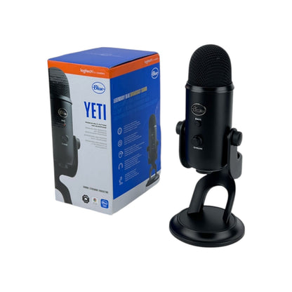 Blue Microphone Yeti USB Streaming Mikrofon 120dB Tischstativ 3.5mm Klinke | Retourware