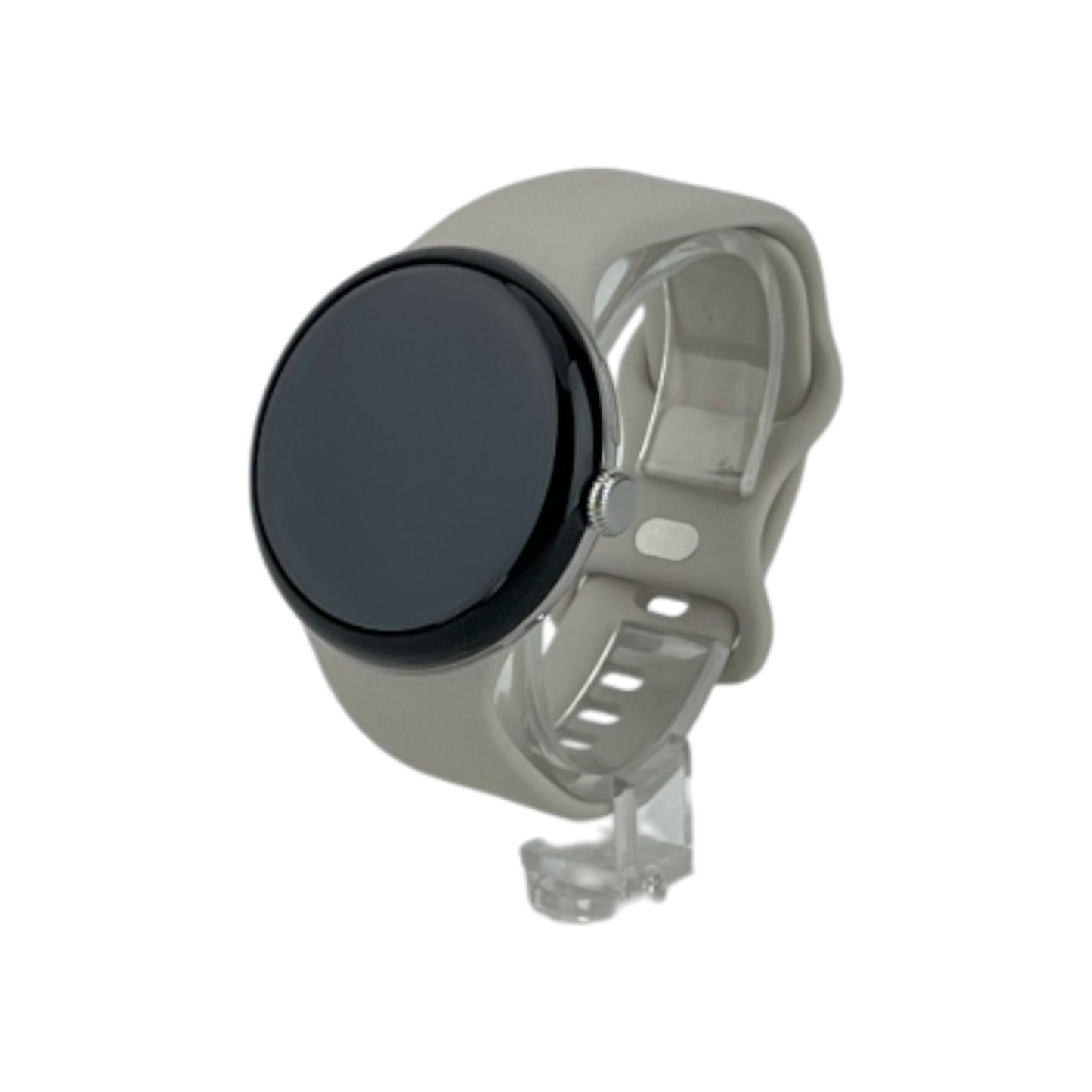 Google Pixel Watch 3 LTE Smartwatch 45mm WiFi Bluetooth NFC UWB Silver Porcelain | Retourware