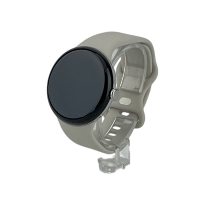 Google Pixel Watch 3 LTE Smartwatch 45mm WiFi Bluetooth NFC UWB Silver Porcelain | Retourware