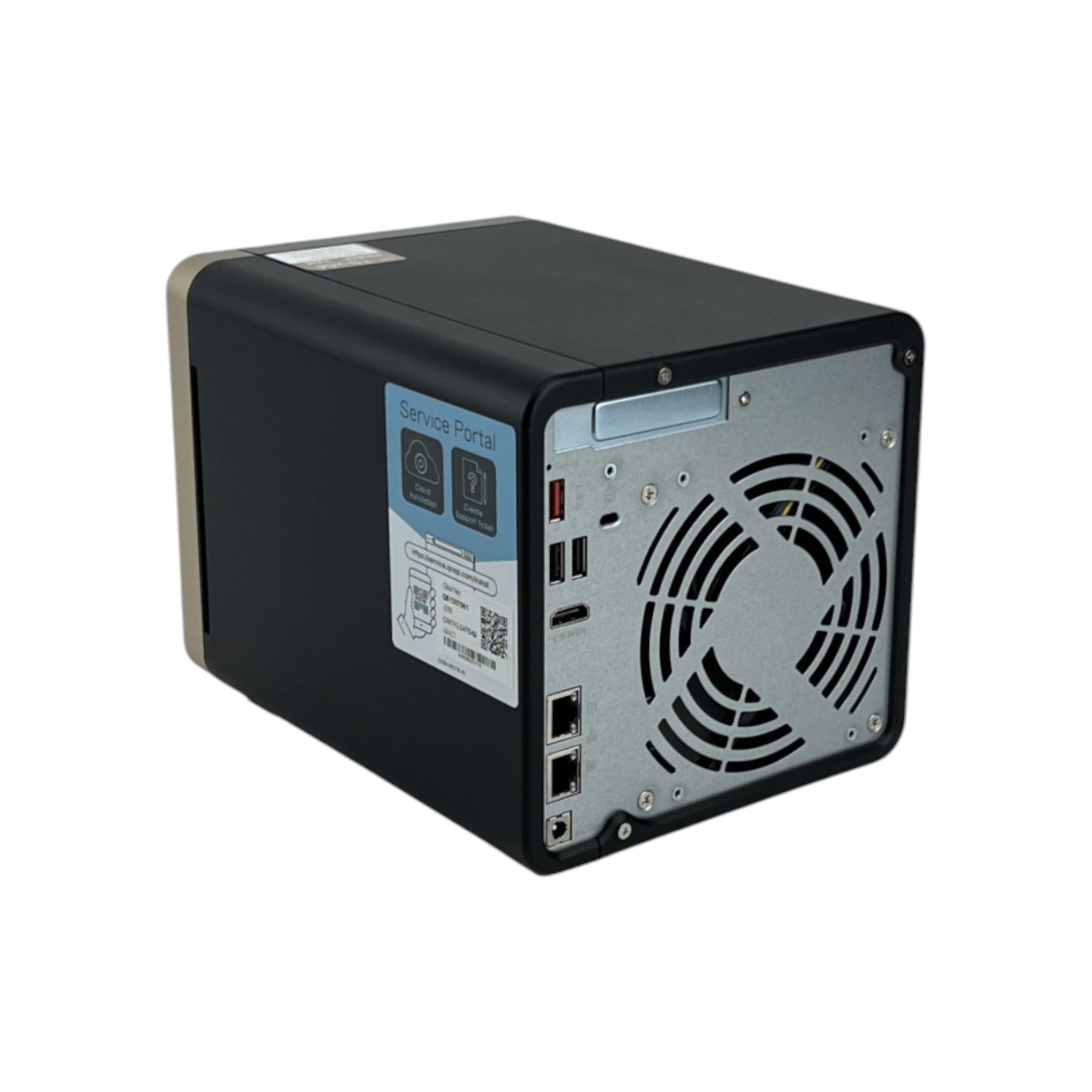 QNAP Turbo Station Hochleistungs Desktop NAS Celeron Quad-Core M.2 PCIe Slots | Retourware