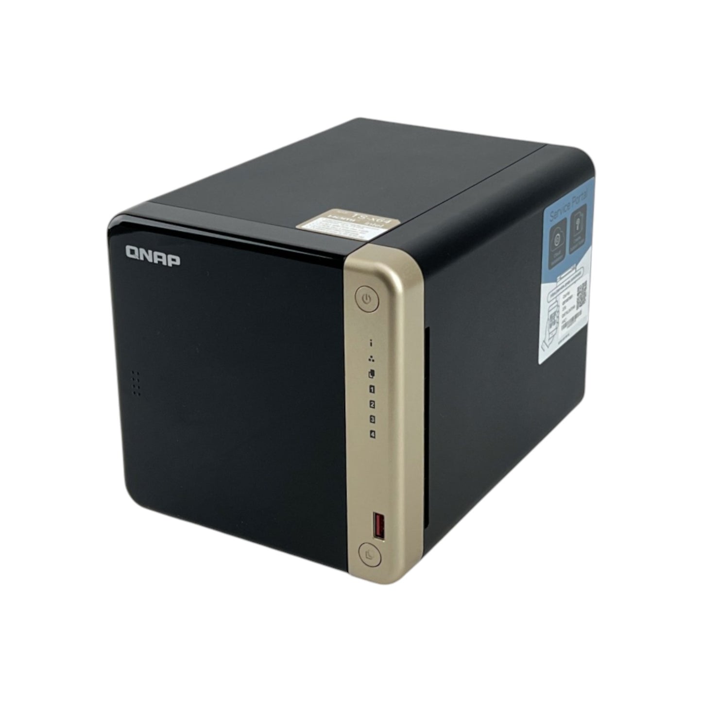QNAP Turbo Station Hochleistungs Desktop NAS Celeron Quad-Core M.2 PCIe Slots | Retourware