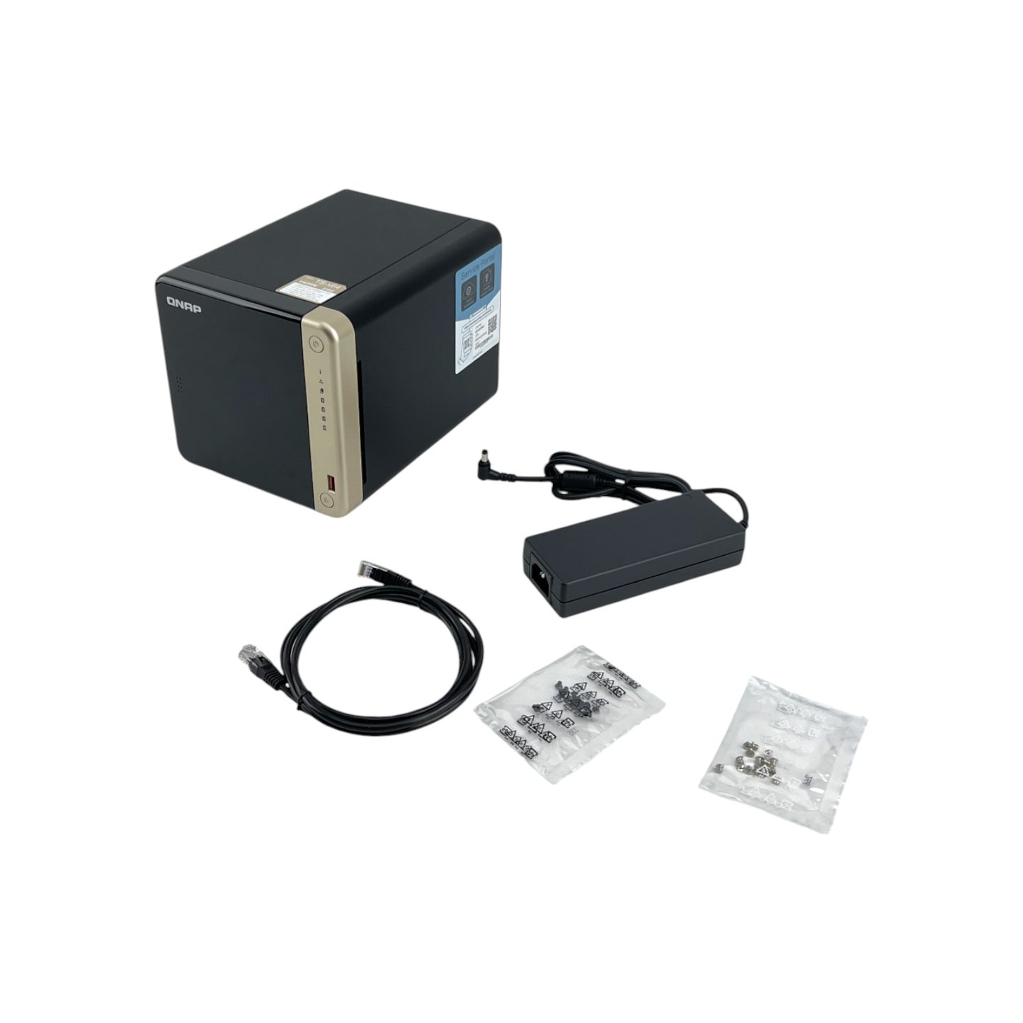 QNAP Turbo Station Hochleistungs Desktop NAS Celeron Quad-Core M.2 PCIe Slots | Retourware