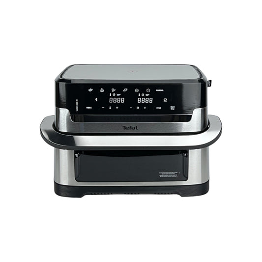 Tefal EY922D Dual Easy Fry Flex Heißluftfritteuse 2700W 9 Liter 40-200°C Silber | Retourware