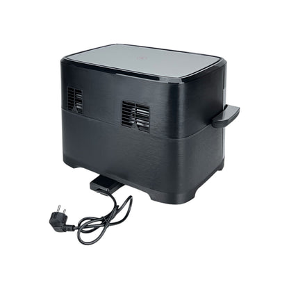 Tefal EY922D Dual Easy Fry Flex Heißluftfritteuse 2700W 9 Liter 40-200°C Silber | Retourware