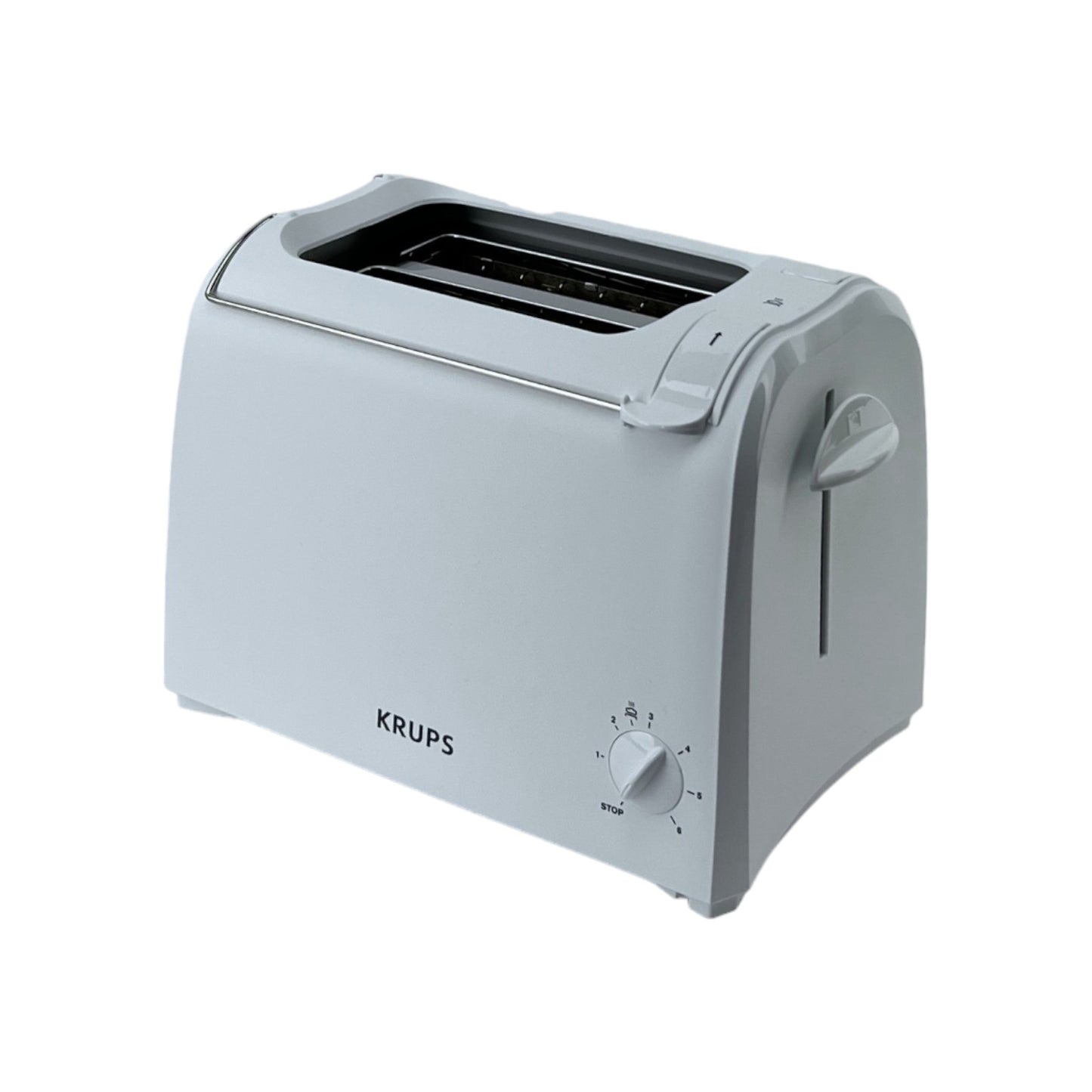 Krups Toaster Pro Aroma Kurzschlitz-Toaster 2 Schlitze 6 Bräunungsstufen Weiß | Retourware