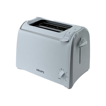 Krups Toaster Pro Aroma Kurzschlitz-Toaster 2 Schlitze 6 Bräunungsstufen Weiß | Retourware