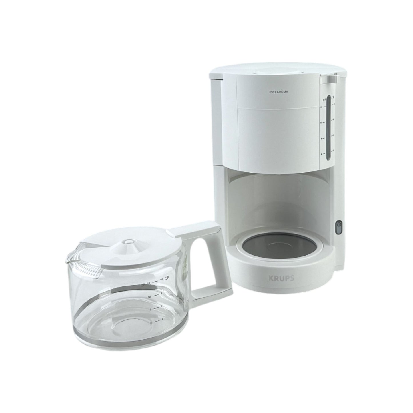 Krups F30901 Filterkaffeemaschine Kaffeeautomat ProAroma 1.050 Watt Weiß | Retourware