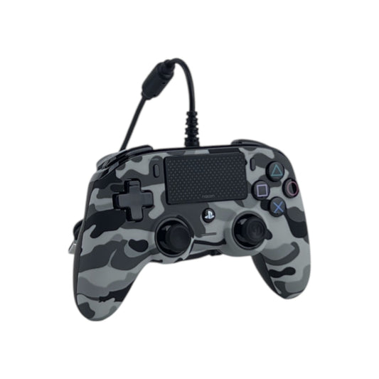 Nacon Wired PS4 Compact Controller 3m Kabel Playstation 4 PC Camouflage Grey | Retourware