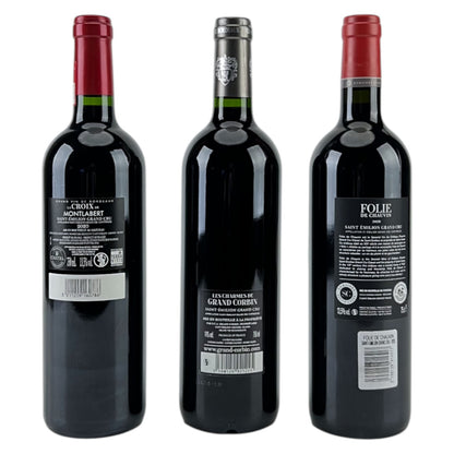 Rotwein Geschenkset Chateaux Castel Grands Crus 3x 0,75 l Flasche 13,5-14% Vol. | Neu