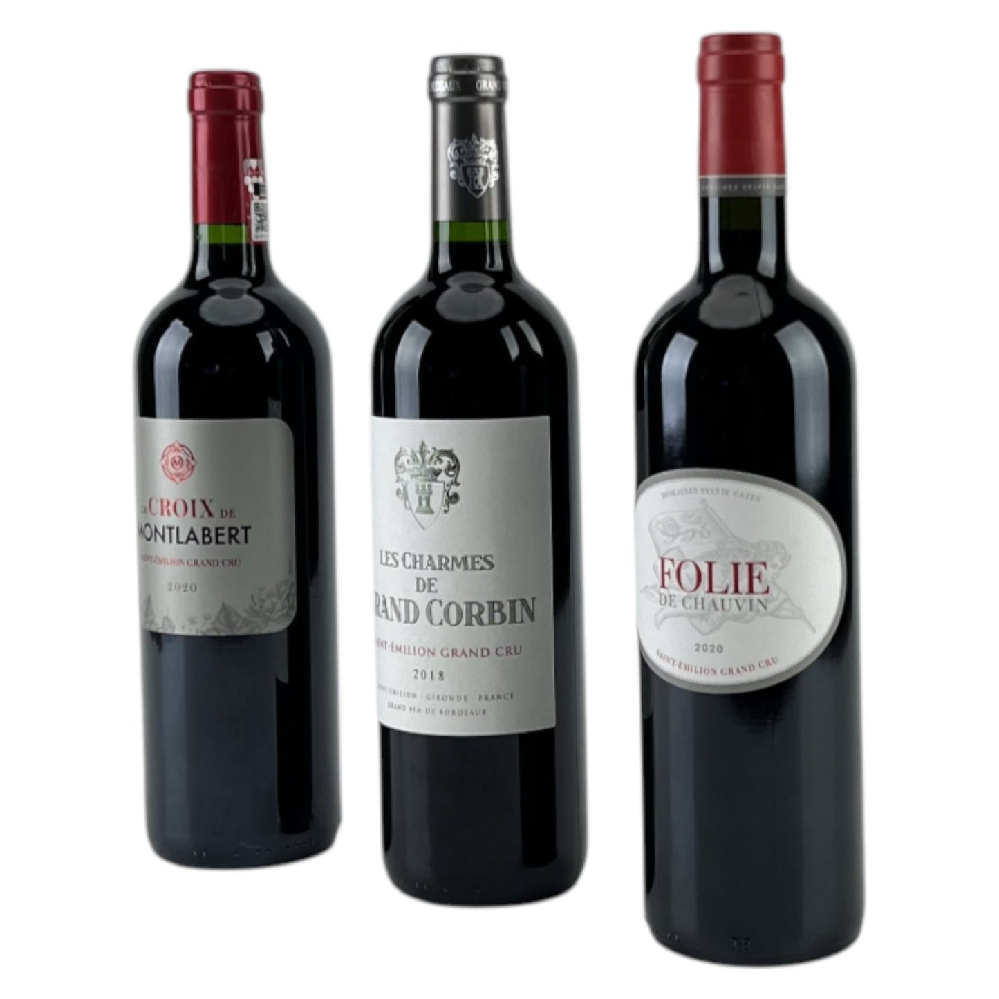 Rotwein Geschenkset Chateaux Castel Grands Crus 3x 0,75 l Flasche 13,5-14% Vol. | Neu