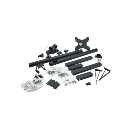 Ergosolid Standfuß fahrbar Fernseher 19-37 Zoll (48.26-93.98cm) bis 20kg Schwarz | Neu