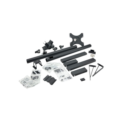 Ergosolid Standfuß fahrbar Fernseher 19-37 Zoll (48.26-93.98cm) bis 20kg Schwarz | Neu