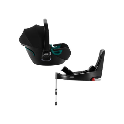 Britax Römer Baby Safe iSense + Flex Base 0-15 Monate 5 Punkt-Gurt Space Black | Neu