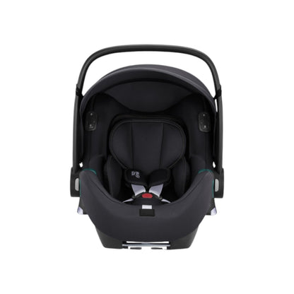 Britax Römer Baby Safe iSense + Flex Base 0-15 Monate 5 Punkt-Gurt Fossil Grau | Neu