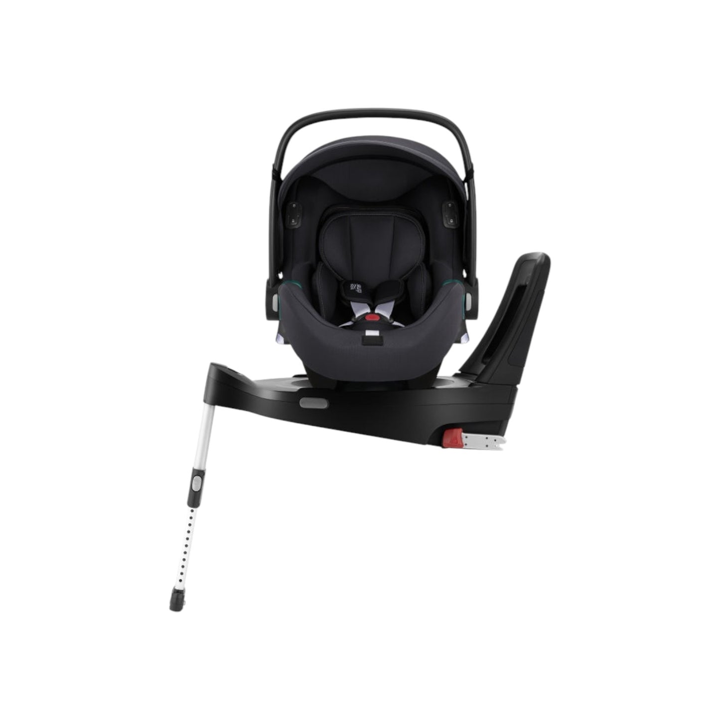Britax Römer Baby Safe iSense + Flex Base 0-15 Monate 5 Punkt-Gurt Fossil Grau | Neu