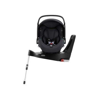 Britax Römer Baby Safe iSense + Flex Base 0-15 Monate 5 Punkt-Gurt Fossil Grau | Neu