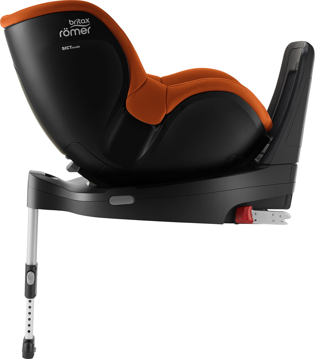 Britax Römer Dualfix 3 i-SIZE + Flex Base iSENSE 3Monate - 4Jahre Golden Cognac | Neu