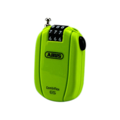 ABUS Stopover Combiflex Fahrradschloss Roll-Back Zahlenschloss 65cm Grün | Neu