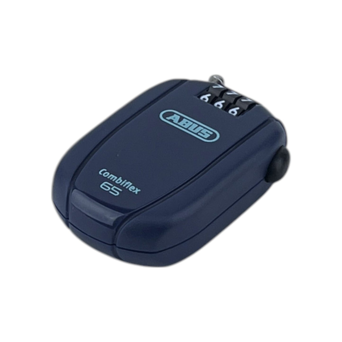 ABUS Stopover Combiflex Fahrradschloss Roll-Back Zahlenschloss 65cm Blau | Neu