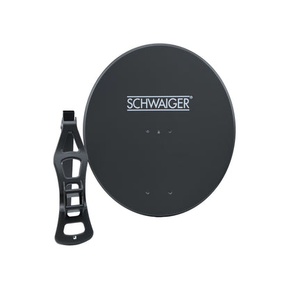 Schwaiger SPI710.1 Satellitenschüssel Parabolantenne 75 cm Aluminium Anthrazit | Retourware