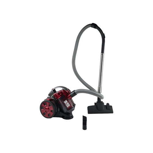 Bomann BS 3000 CB Eco-Cyclon Twin-Spin Bodenstaubsauger beutellos Luftfilter Rot | Retourware