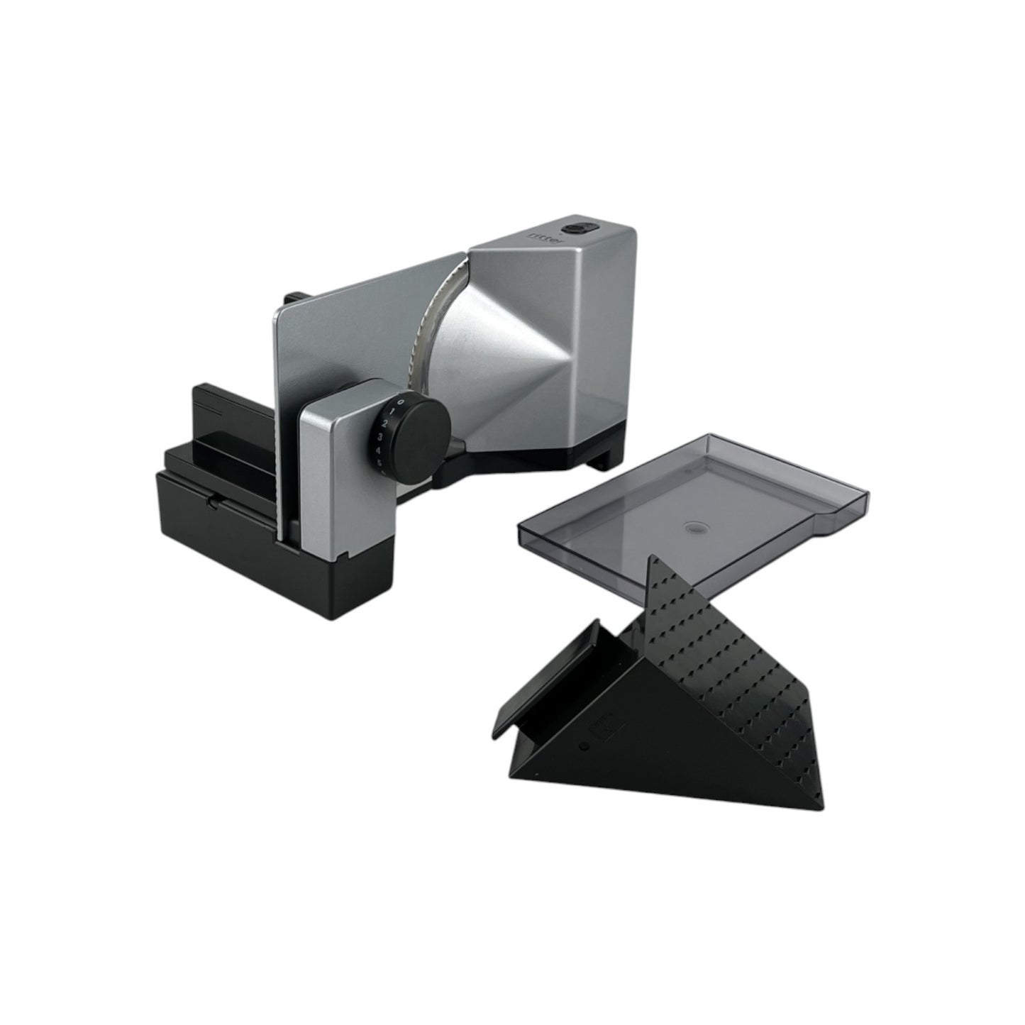 Ritter E 18 Kontur Allesschneider 65W Metall Schnittbreite 0-14mm Silber | Retourware