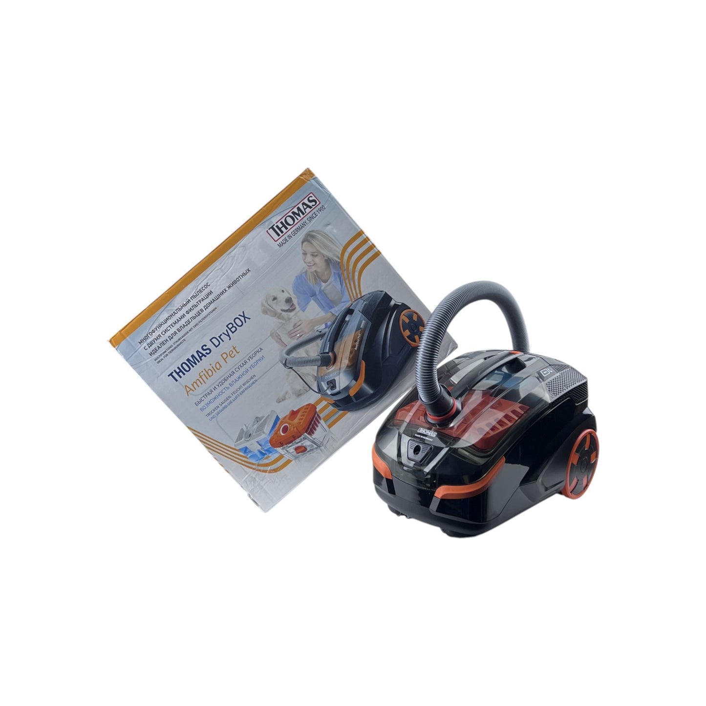 Thomas DryBox Amfibia pet Nass-/Trockensauger 1700 Watt 1.8 Liter HEPA Filter | Retourware