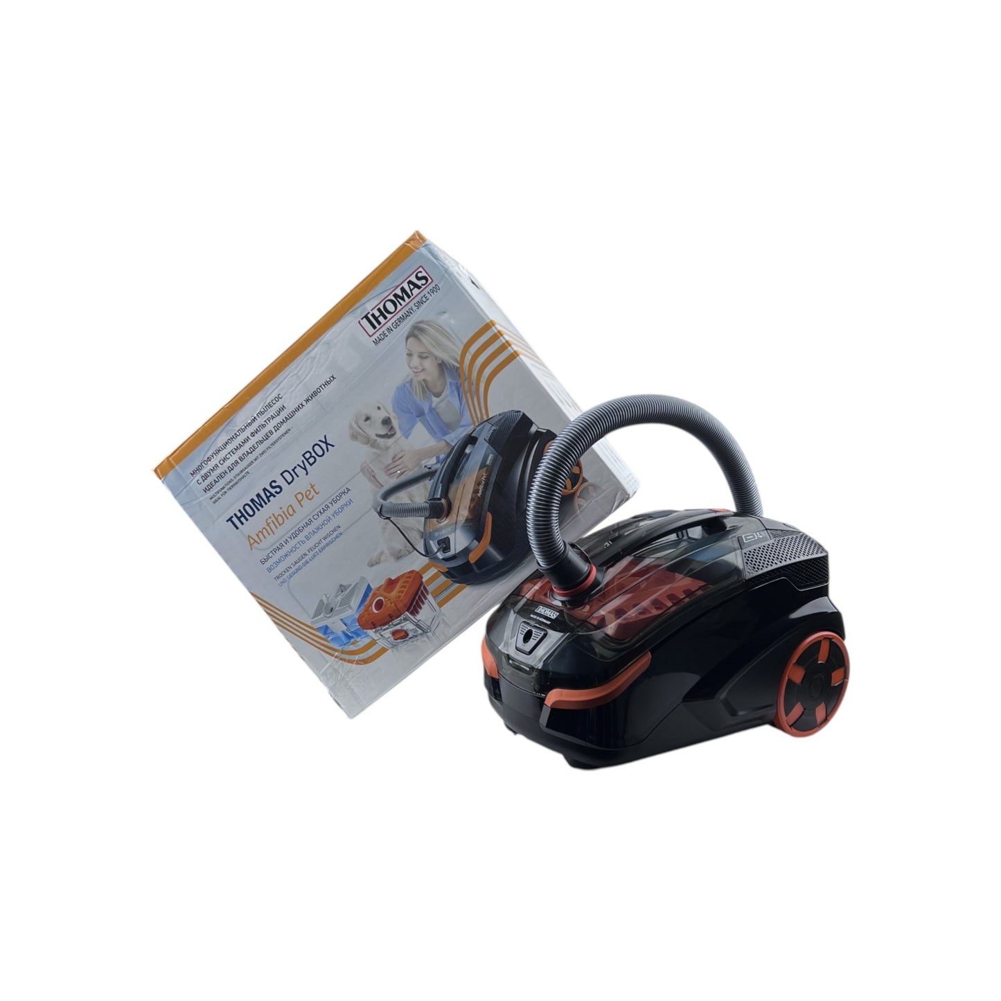 Thomas DryBox Amfibia pet Nass-/Trockensauger 1700 Watt 1.8 Liter HEPA Filter | Retourware