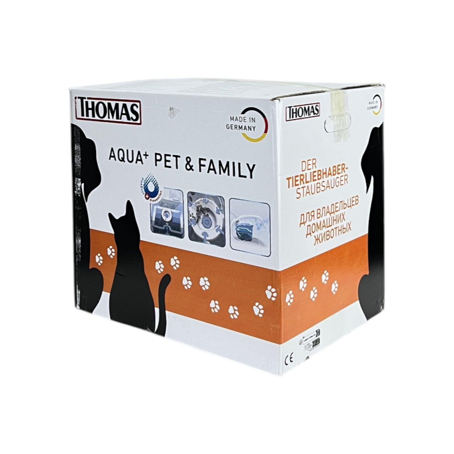 Thomas AQUA+ Pet & Family Parquet Pro Nass-/Trockensauger 1400W 2.6L Orange | Retourware