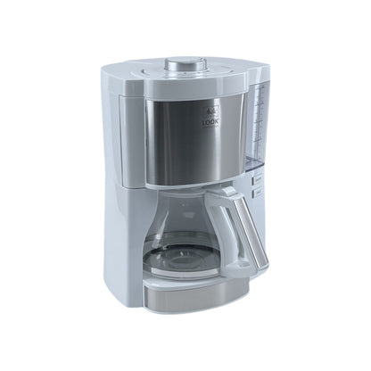 Melitta Look Perfection Filterkaffeemaschine Glaskanne Tropfstopp 10 Tassen Weiß | Retourware