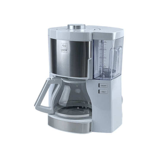 Melitta Look Perfection Filterkaffeemaschine Glaskanne Tropfstopp 10 Tassen Weiß | Retourware