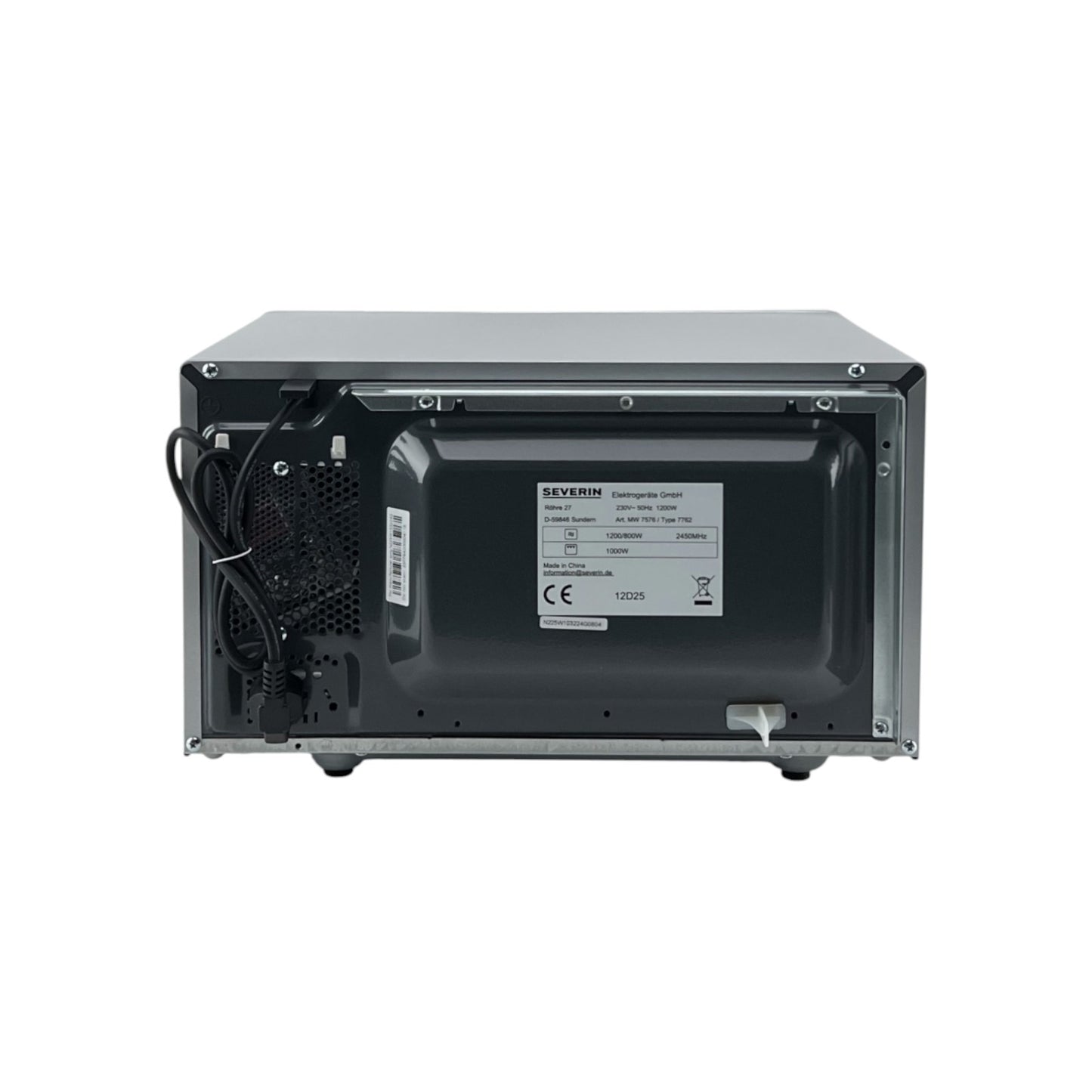 Severin MW7576 Stand Mikrowelle 800W 9 Leistungsstufen 20 Liter Links Anschlag | Retourware