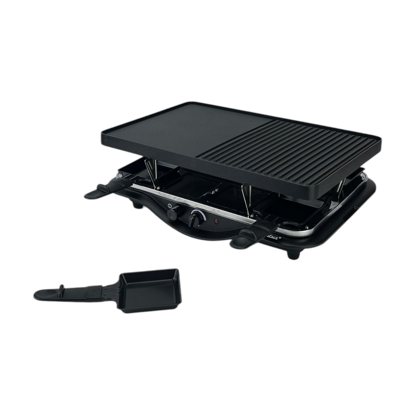 Steba RC 11 Guss Raclettegrill 1400W 8 Pfännchen Alu Druckguss Platte Stufenlos | Retourware