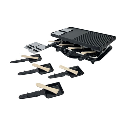 Steba RC 11 Guss Raclettegrill 1400W 8 Pfännchen Alu Druckguss Platte Stufenlos | Retourware