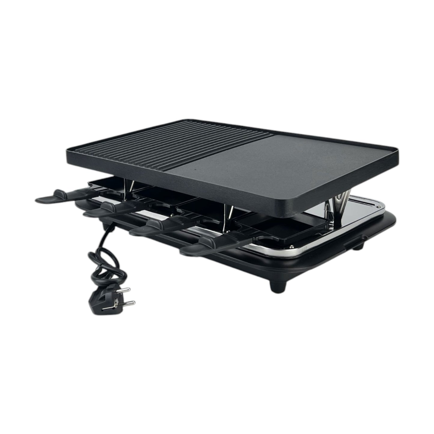 Steba RC 11 Guss Raclettegrill 1400W 8 Pfännchen Alu Druckguss Platte Stufenlos | Retourware