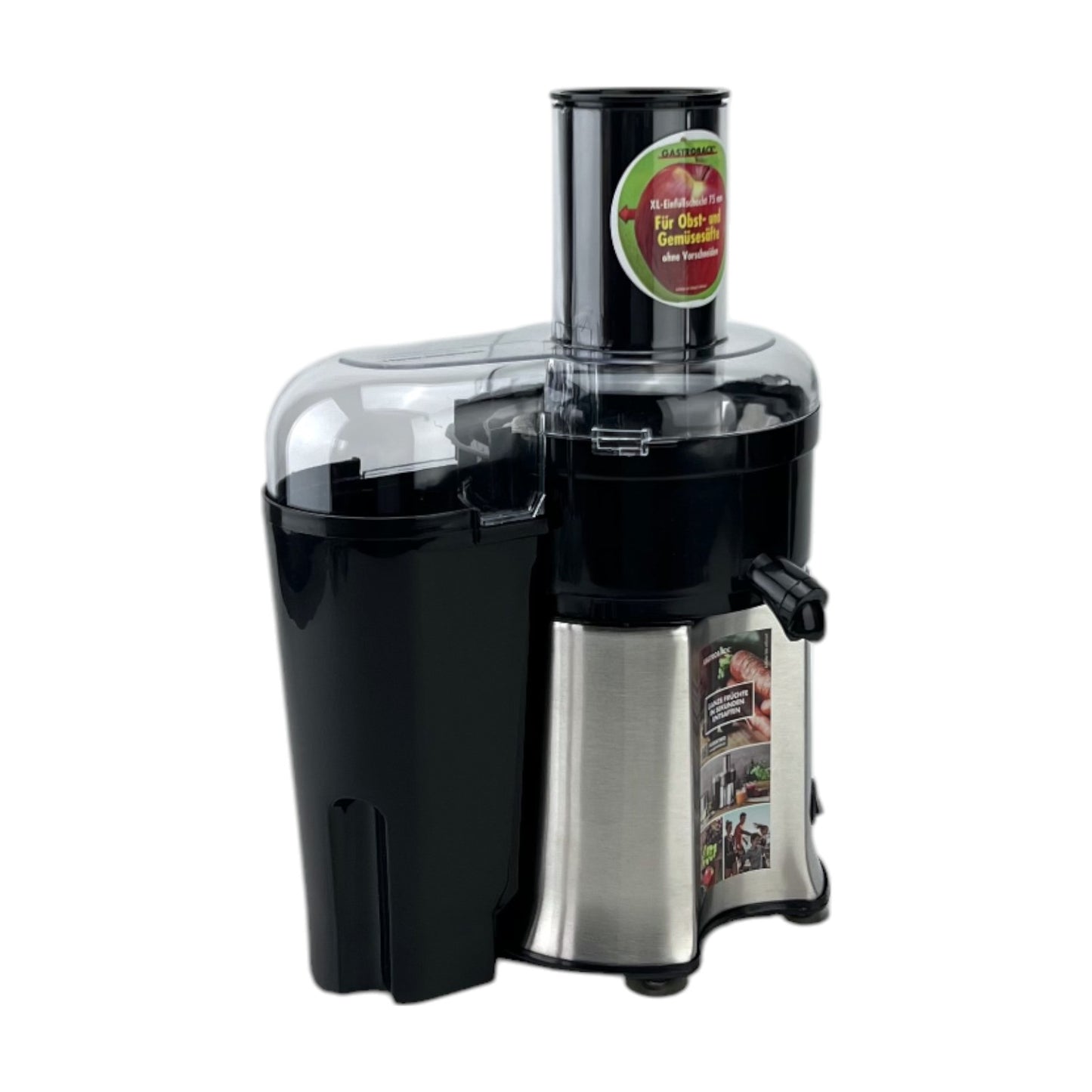 Gastroback 40117 Vital Juicer Pro Entsafter Gemüse Obst 700W 75mm Einfüllschacht | Retourware