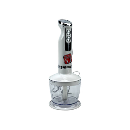 Gastroback Advanced 40974 Küchen Stabmixer Set 800W 10 Stufen Weiß Edelstahl | Neu