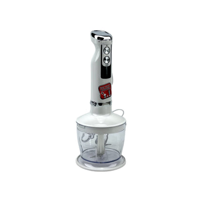 Gastroback Advanced 40974 Küchen Stabmixer Set 800W 10 Stufen Weiß Edelstahl | Neu