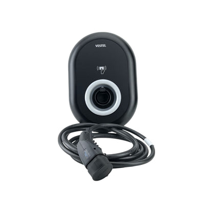 Vestel EVC04-AC22-T2P Wallbox IP54 400V 32A 22kW 5m Typ 2 Ladekabel 3 Phasen | Neu