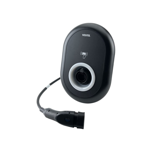 Vestel EVC04-AC22-T2P Wallbock IP54 400V 32A 22kW 5m Typ 2 Ladekabel 3 Phasen | Retourware