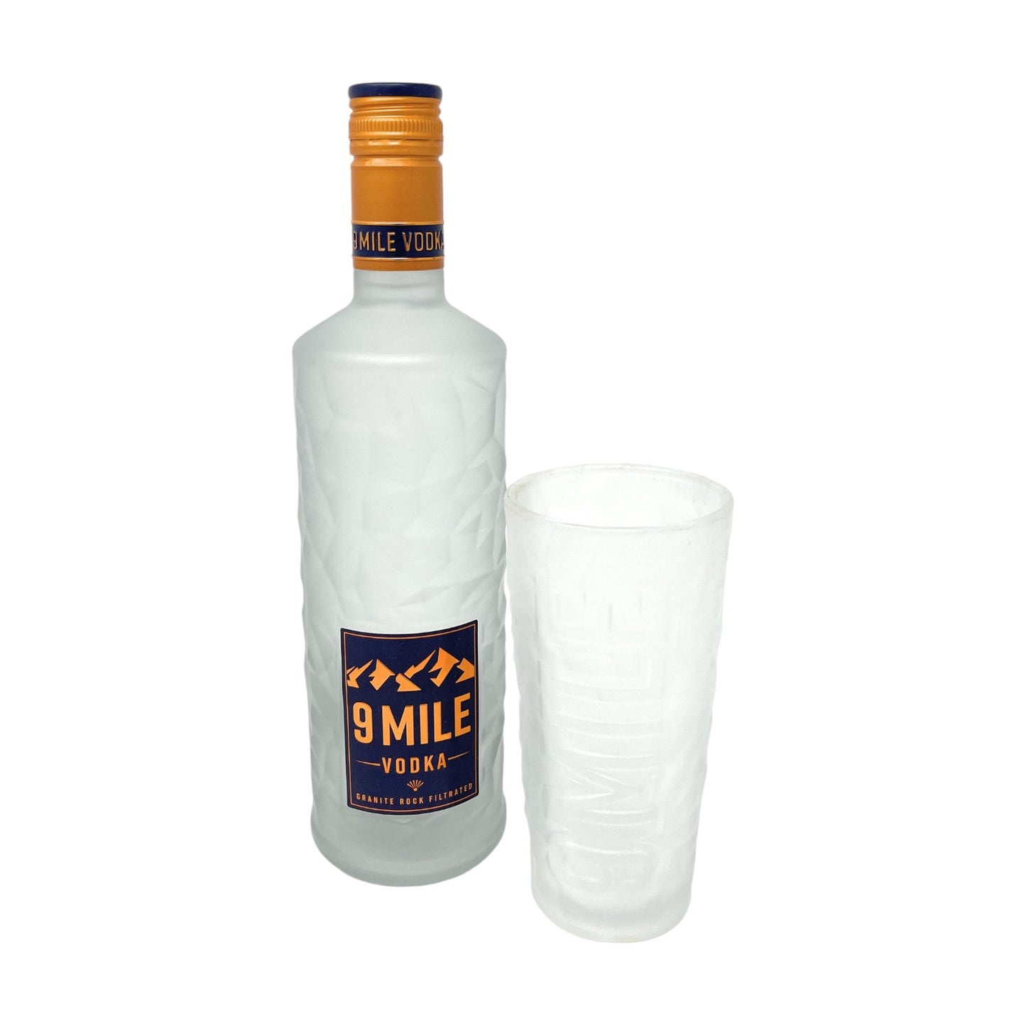 9 Mile Granite Rock Filtrated Premium Vodka 1x 0,7 l Alkohol 37,5% vol. | Neu