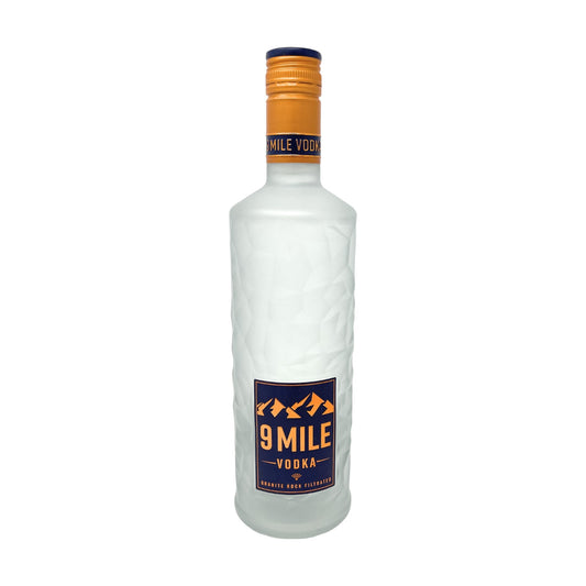 9 Mile Granite Rock Filtrated Premium Vodka 1x 0,7 l Alkohol 37,5% vol. | Neu