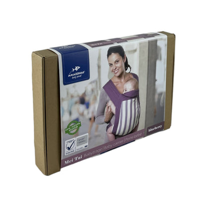 Amazonas Babytrage Bauchtrage Rückentrage Baby Tragetasche Lila 0-3 Jahre 15 KG | Retourware