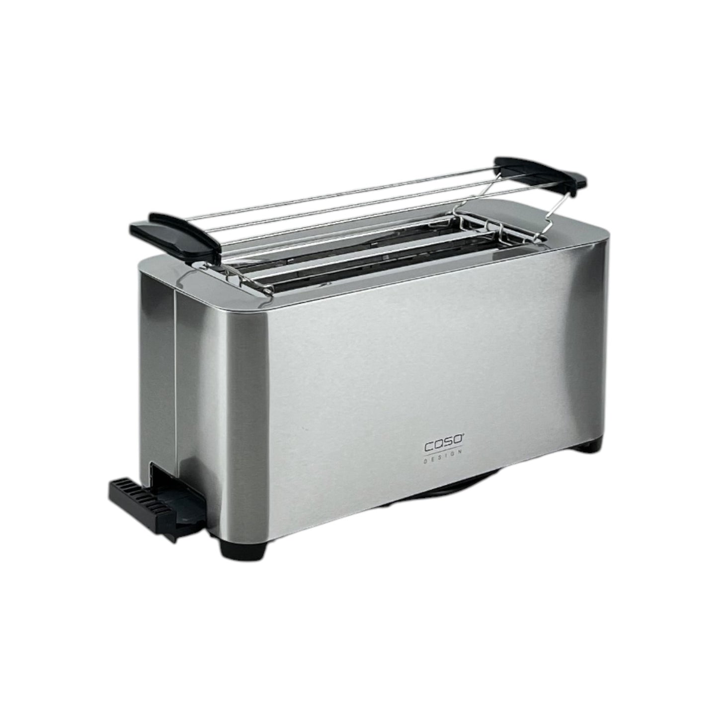 Caso Classico T4 Design Toaster Edelstahlgehäuse 5 Stufen Brötchenaufsatz 1400W | Retourware