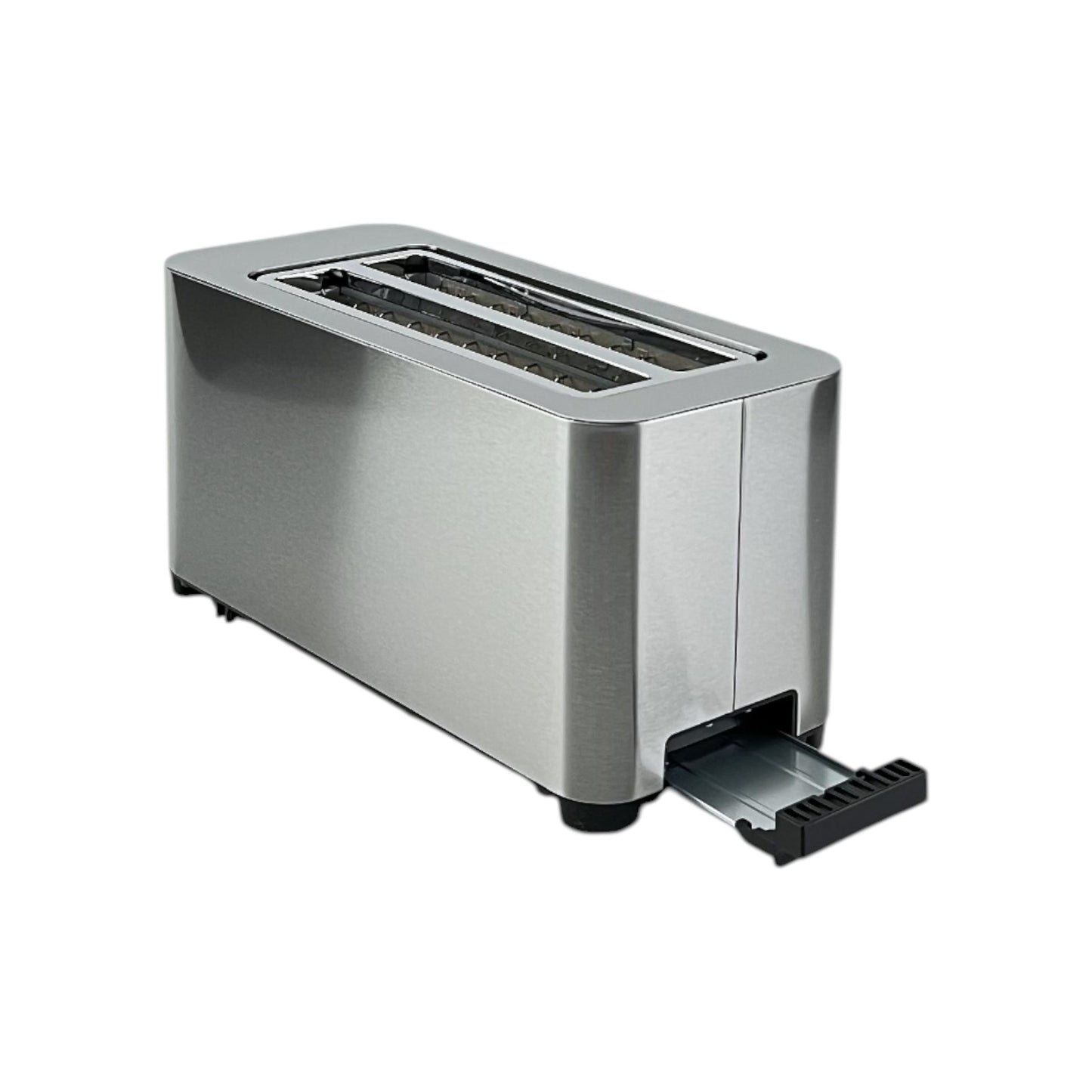 Caso Classico T4 Design Toaster Edelstahlgehäuse 5 Stufen Brötchenaufsatz 1400W | Retourware