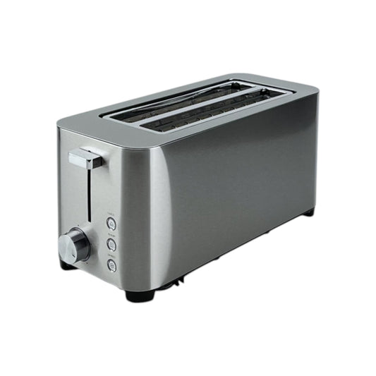 Caso Classico T4 Design Toaster Edelstahlgehäuse 5 Stufen Brötchenaufsatz 1400W | Retourware