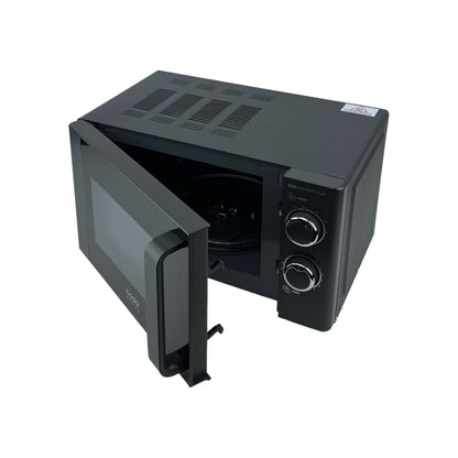 Caso M20 Ecostyle Mikrowelle 700 Watt 20 Liter Garraum Drehteller Schwarz | Retourware